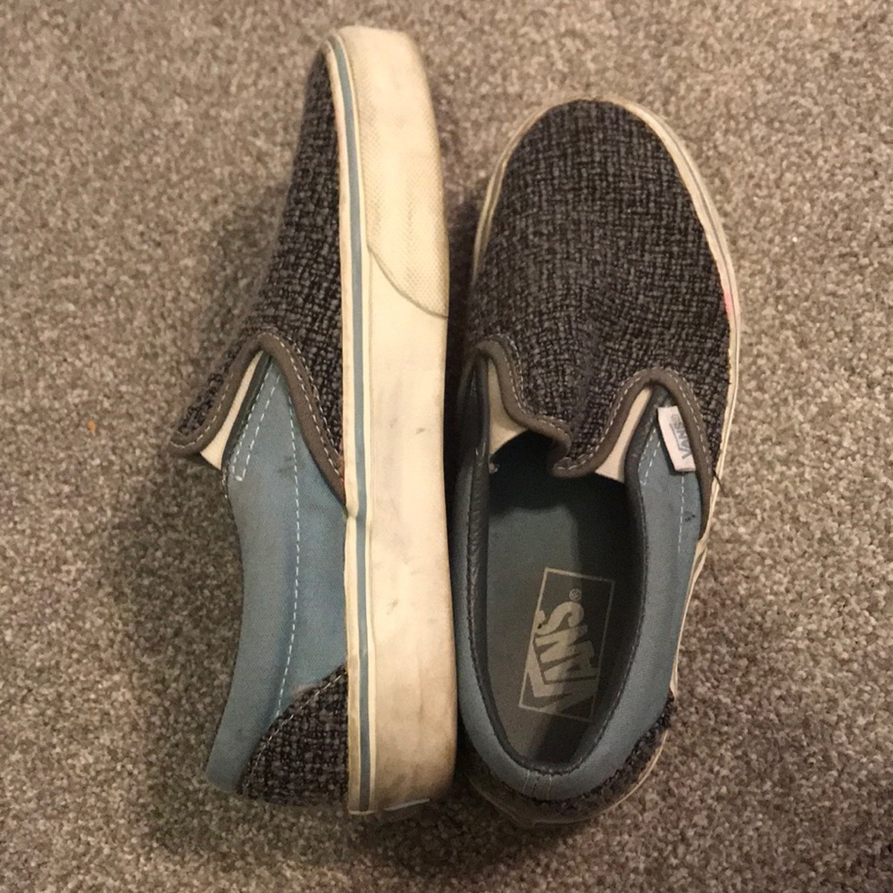 Blue Textured Vans - Picture 2 of 5